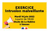 Exercice - Intrusion malveillante au stade de la Rabine à Vannes - Mardi 14 juin 2022