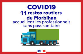 Etablissements du Morbihan autorisés à accueillir les routiers sans présentation du pass sanitaire