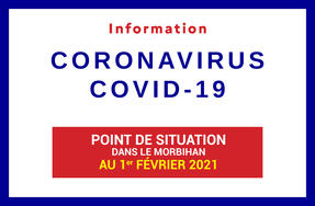 Point de situation du coronavirus en Bretagne au 1er février 2021