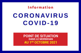 Point de situation du coronavirus en Bretagne au 1er octobre 2021