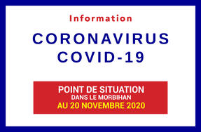Point de situation du Coronavirus en Bretagne au 20 novembre 2020