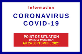 Point de situation du coronavirus en Bretagne au 24 septembre 2021