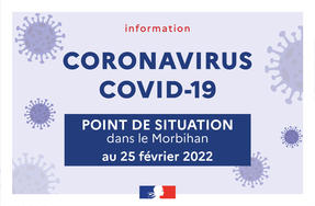 Point de situation du Coronavirus en Bretagne au 25 février 2022