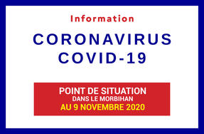 Point de situation du coronavirus en Bretagne au 9 novembre 2020