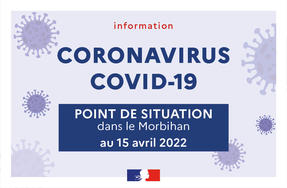 Point de situation sanitaire sur la Coronavirus en Bretagne au 15 avril 2022