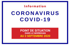 Point de situation sanitaire sur le coronavirus en Bretagne au 2 septembre 2020