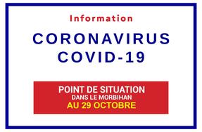 Point de situation sur le Coronavirus en Bretagne au 29 octobre 2021