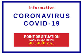 Point de situation sur le coronavirus en Bretagne au 5 août 2020