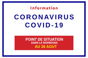 Point de situation sur le Coronavirus en Bretagne et dans le Morbihan au 26 août 