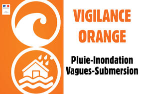 Vigilance orange / Pluie-inondation et vagues-subm. sur le Morbihan Mardi 14 janvier à partir de 6h