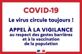 Covid-19 | Poursuivons la campagne vaccinale : le virus circule toujours !