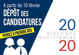 Elections municipales et communautaires : Modalités de dépôt des candidatures