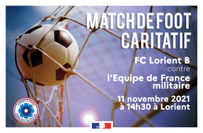 Match de foot caritatif | FC Lorient B - Equipe de France militaire – 11 nov. 2021 à 14h30 à Lorient