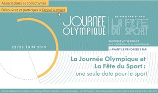 Journée olympique et fête du sport les 22 et 23 juin 2019